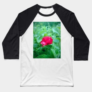 Poppy seed in mint Baseball T-Shirt